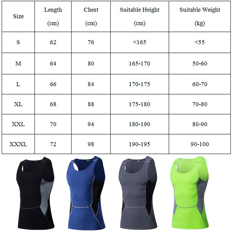 Men Stretch Sports Vest Fitness Training Running Tight Activewear Tops Quick Dry gallery