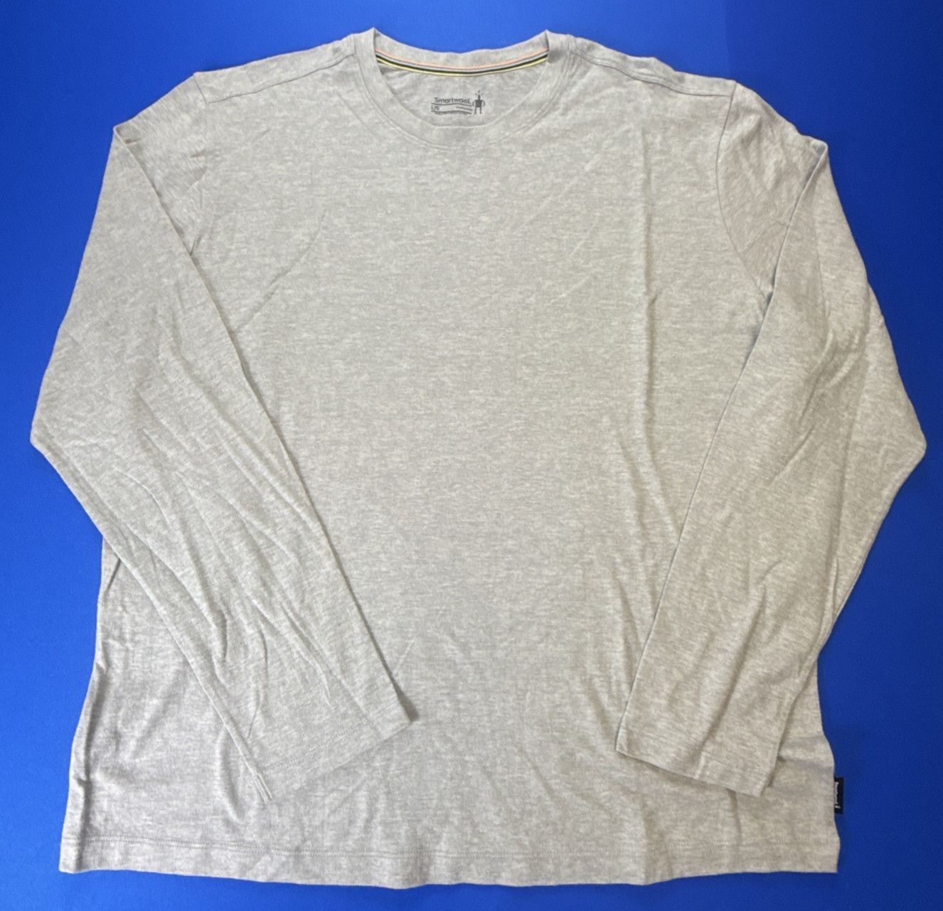 Smartwool Shirt Mens Large Merino Wool Base Layer Long Sleeve Crewneck Gray gallery