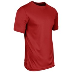 12 Champro Adult VISION T-Shirt BST99 100% Polyester Scarlet Red NEW Medium