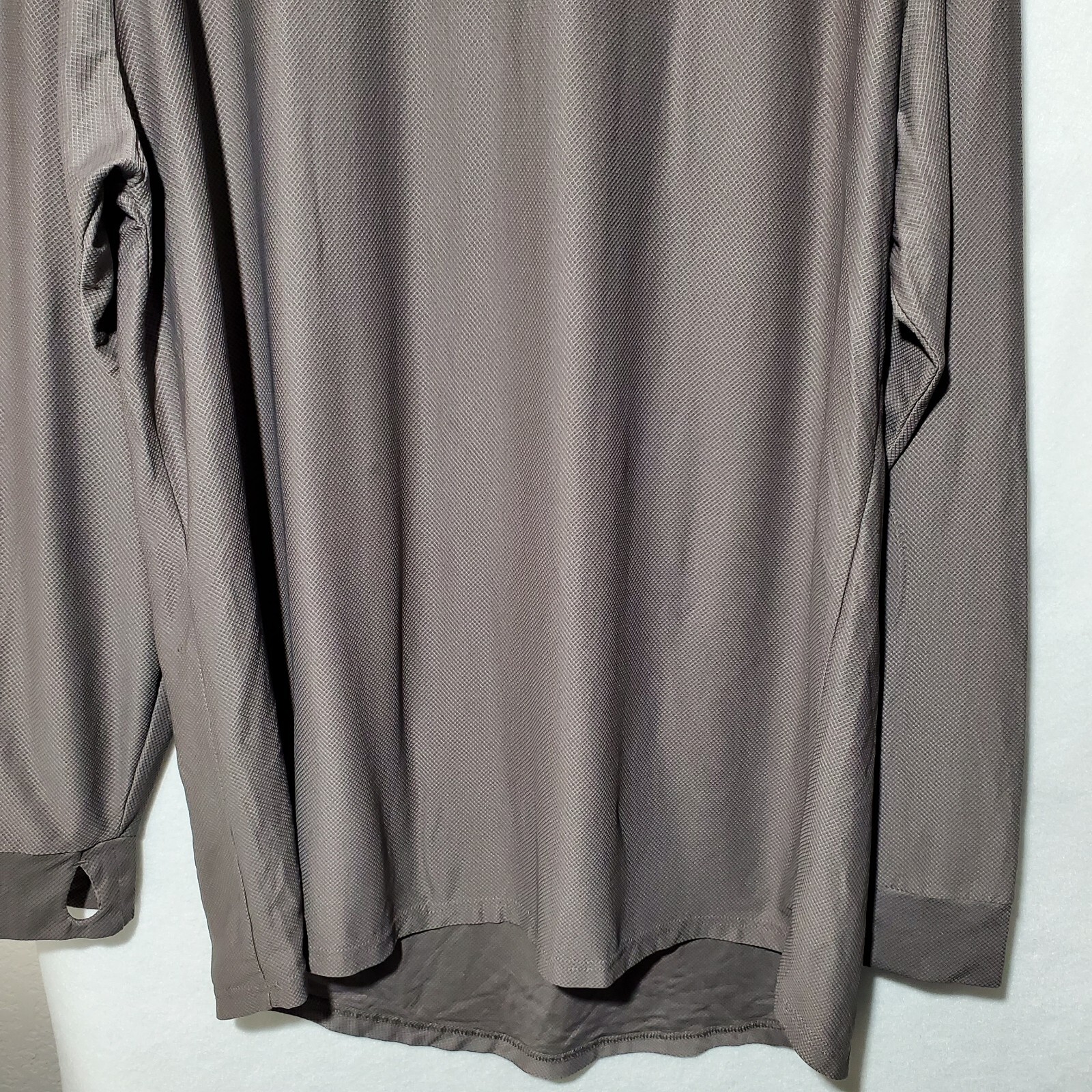 DULUTH Trading Shirt Men's XXL Performance Running Shirt Grey Lightweight LS gallery