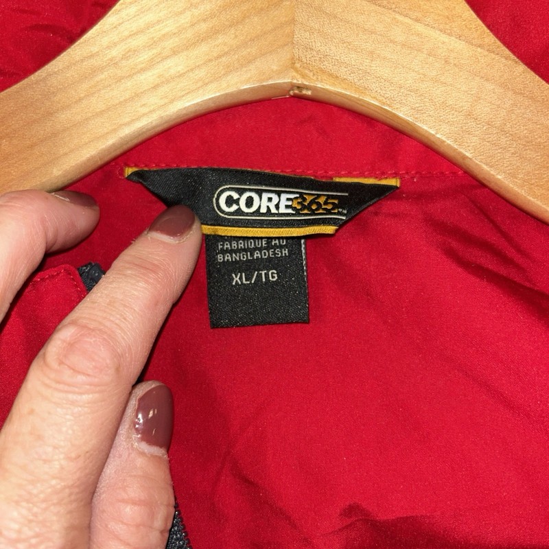 NWT I. Packaging CORE365 CE703 Men's Techno Lite Unlined Vest Red Easy Care gallery
