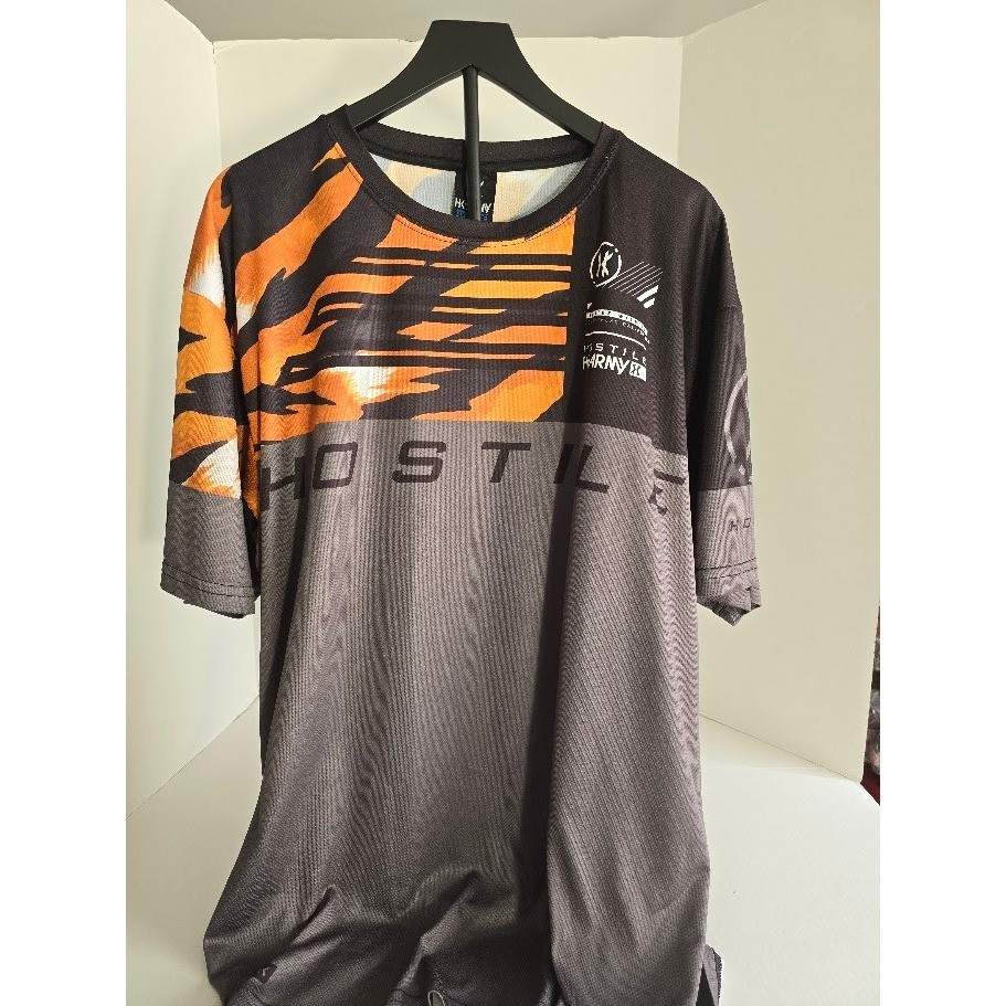 HK Army Hostile Mens 3X 747 Large Graphic T Shirt Orange Camo Black Gray gallery