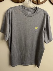 Masters Tech Men’s S Gray Active Short Sleeve Golf Performance Crewneck Shirt