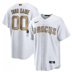 Custom Nike MLB 2022 Arizona Diamondbacks All Star Game AC Stitched White Jersey