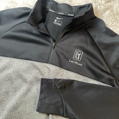 Nike Golf Dri-FIT 1/4 Zip Pullover Men’s XL TPC Las Vegas Gray Black Golf Jacket