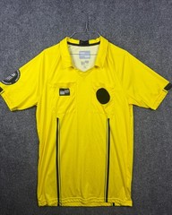 Official Sports Yellow U.S. Soccer Federation Referee Program Shirt Size Medium
