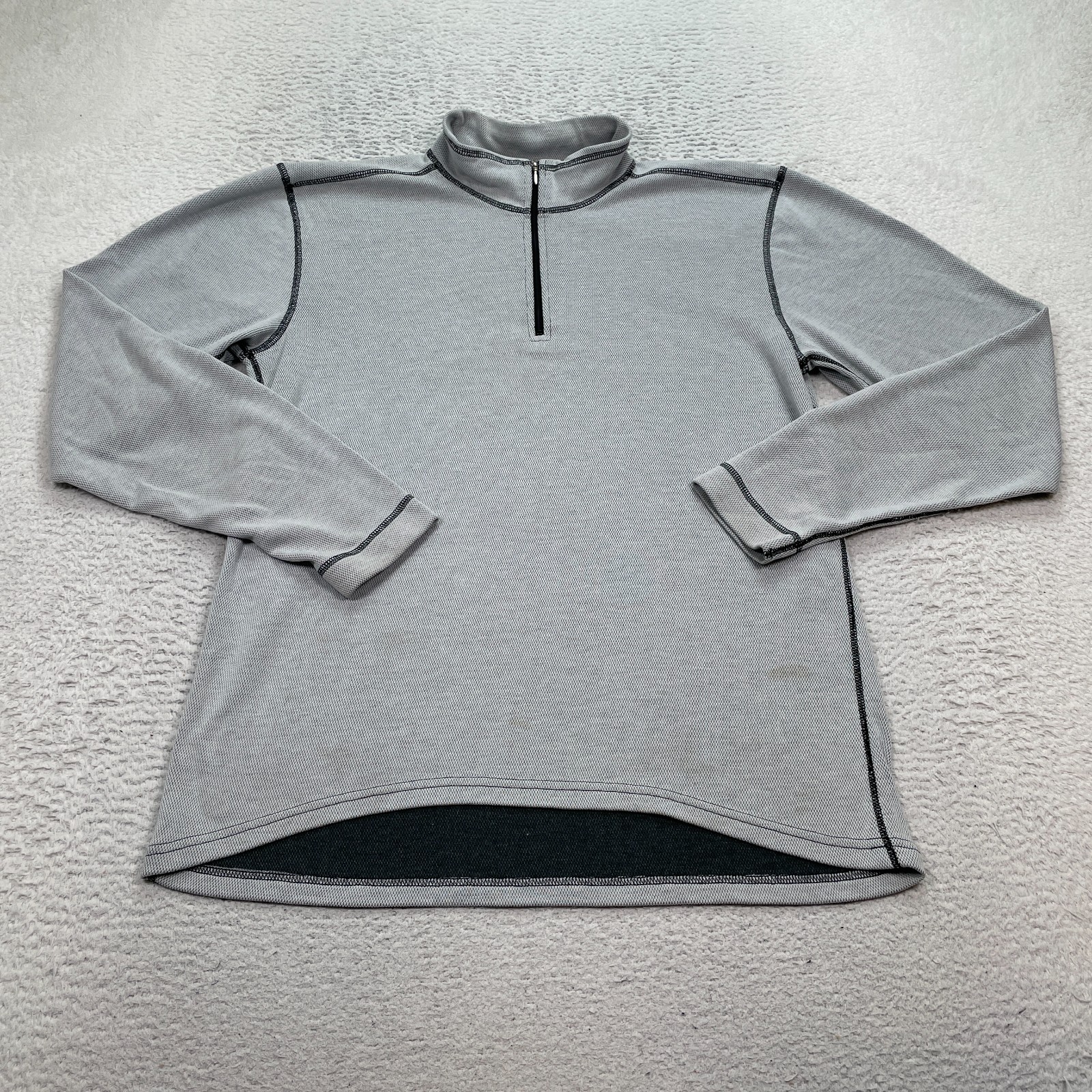 Burton Baselayer Shirt Men's Estimated Size Medium Gray Long Sleeve gallery