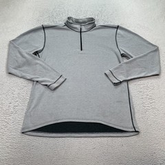 Burton Baselayer Shirt Men’s Estimated Size Medium Gray Long Sleeve