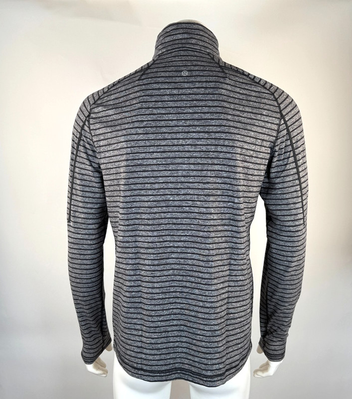 Lululemon Surge Warm 1/2 Zip Pullover Mens L? EUC Stretch Rulu Long Sleeve Gray gallery