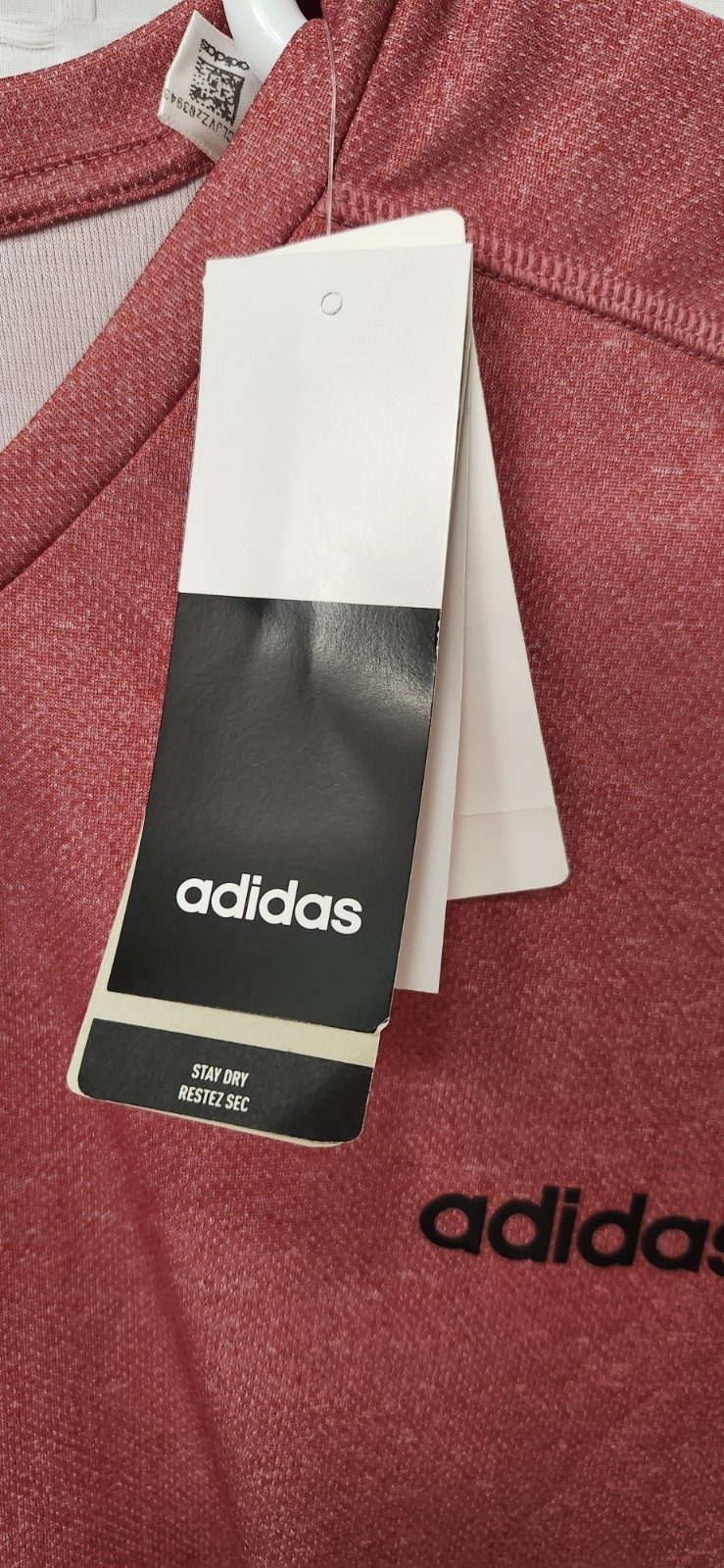 NEW ADIDAS MEN'S ESSENTIALS DESIGN 2 MOVE TEE EB3983 - SIZE 4XL - COLOR RED DM2 gallery
