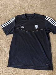 Adidas Mens Climacool Adipure Soccer Jersey Running Shirt Size S Small Black