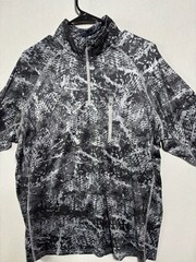 Silver Bait Mens Size Large Long Sleeve Stretch Fishing Shirt Pullover 1/4 Zip