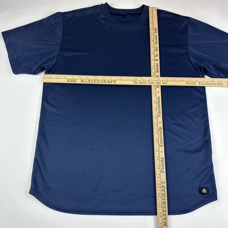 Nike ACG Dri Fit Base Layer Shirt Mens Large Blue Short Sleeve Gorpcore Vtg READ gallery