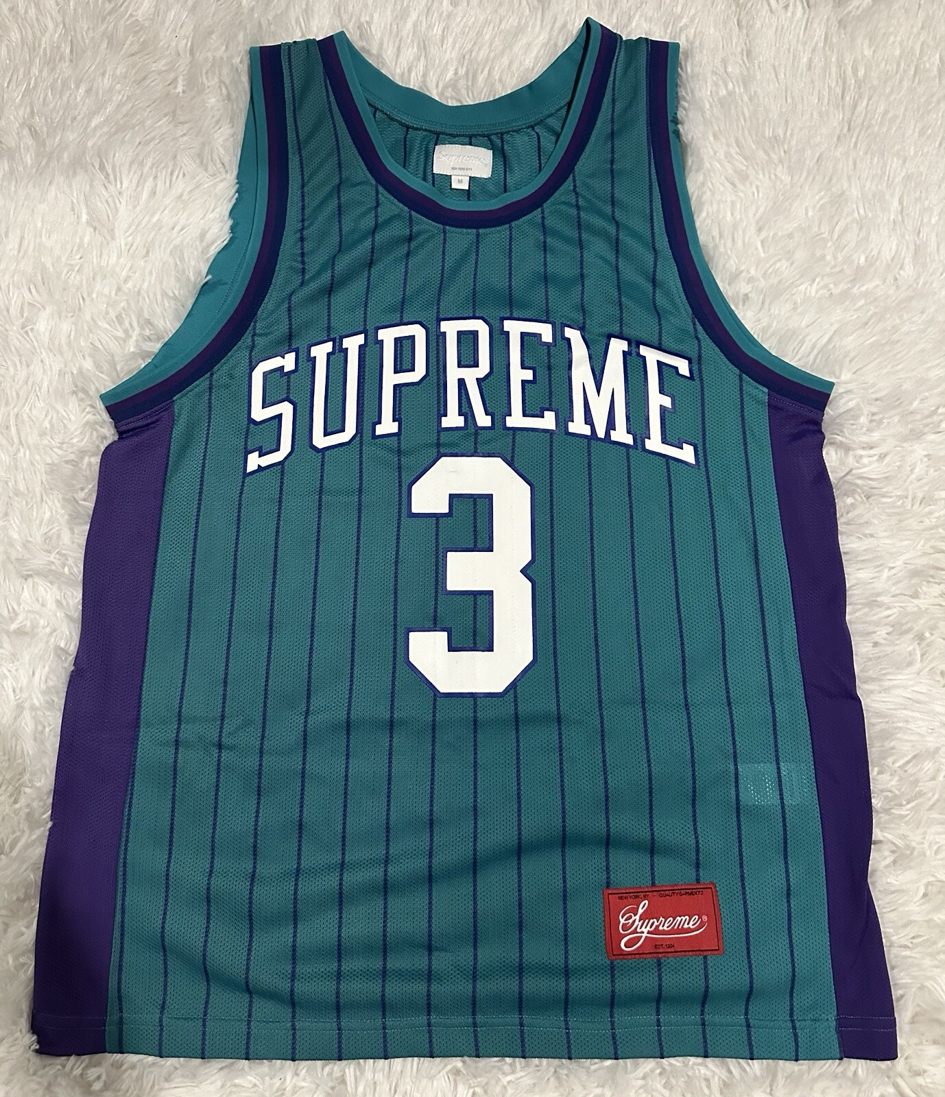 Supreme Crossover Basketball Jersey Top Hornets CP3 Size Medium gallery