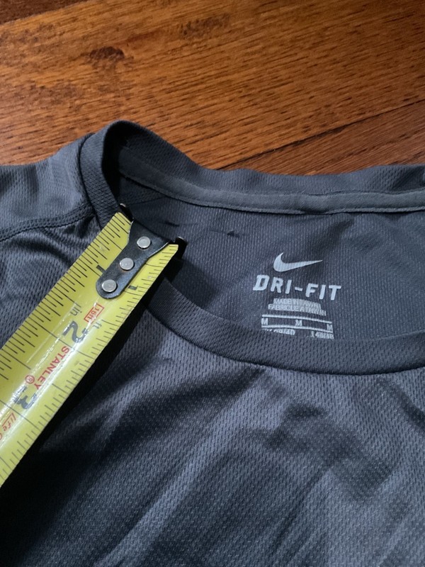 nike dri fit mens grey and black tank - M gallery