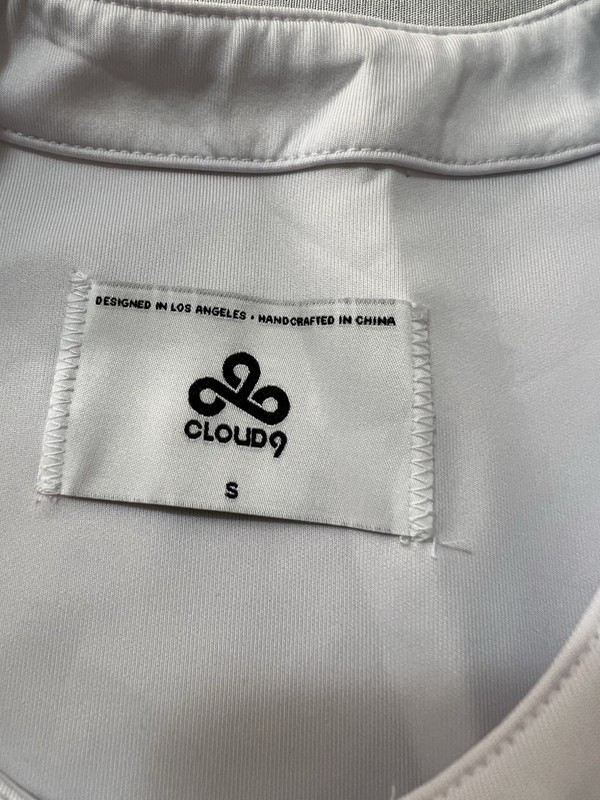 Cloud9 Stratus Baseball Jersey White Men’s Small Cloud 9 Esports Gaming Rare gallery
