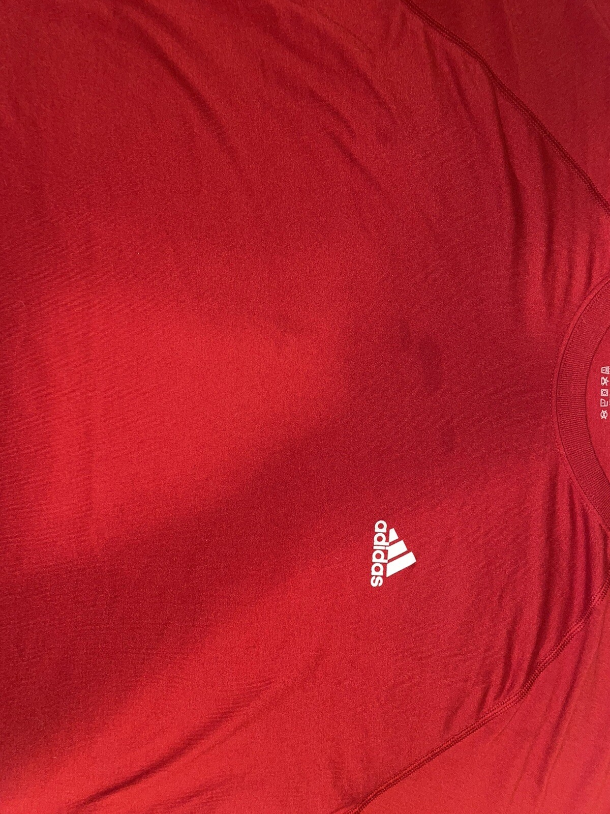 Adidas Red Ultimate Tee Mens sz 2XL Polyester *SEE PICTURES* gallery