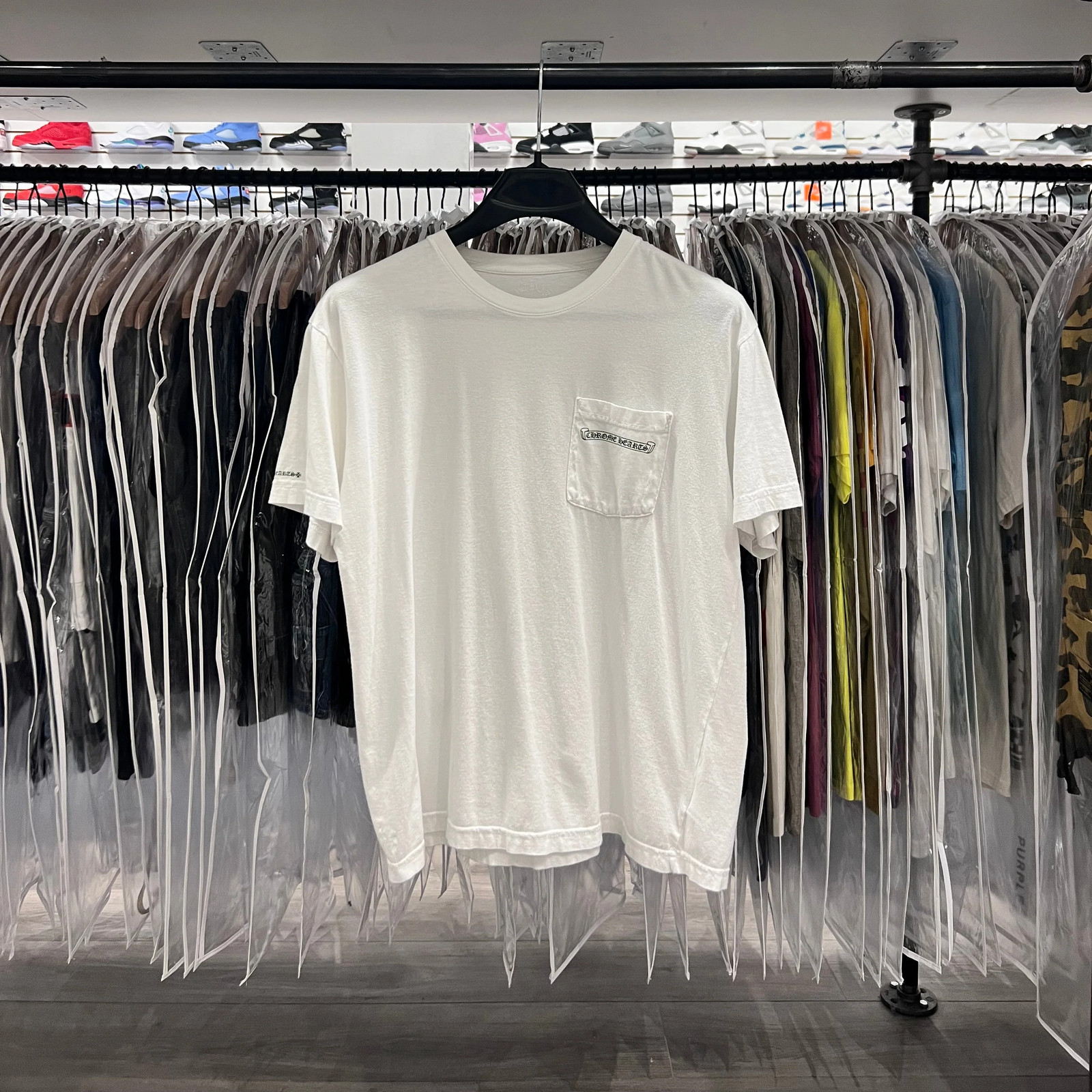 Chrome Hearts Cemetery Cross Tee Yellow/Green (Aoyama Exclusive)(Lightly Worn) gallery
