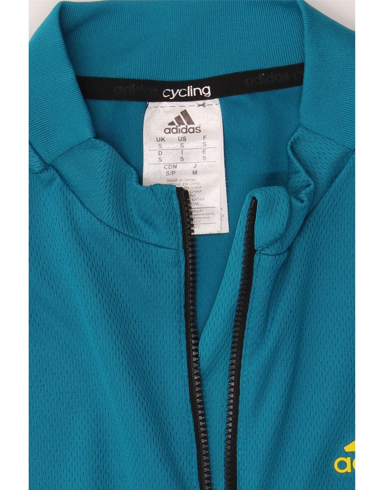 ADIDAS Mens Climalite Pullover Tracksuit Top Small Blue Colourblock DK78 gallery