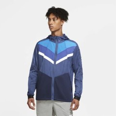 Nike Windrunner Wild Run Windbreaker Running Hooded Jacket Sz L NEW CU5738 469