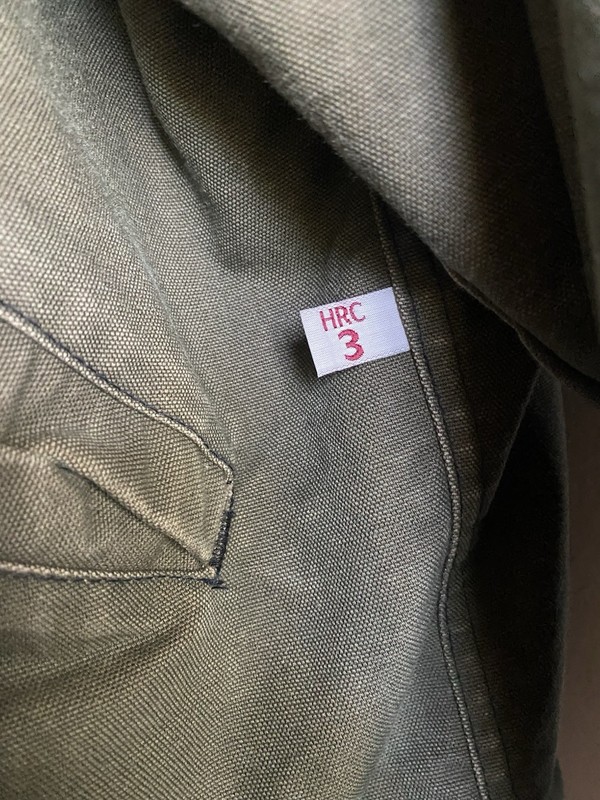 Faded Tyndale Green Chore Coat Jacket Flame Resistant Distressed Field 2XL gallery