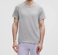 lululemon Metal Vent Tech Short-Sleeve Shirt. Slate/White. Choose Your Size. NWT