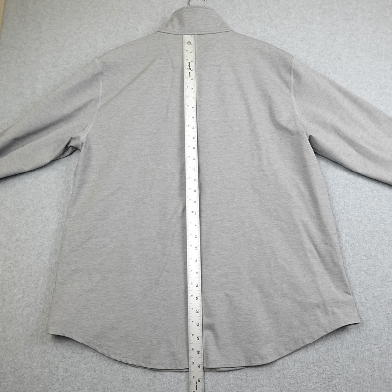 BYLT Elite Fairway Pullover Mens XL Gray 1/4 Zip Snap Long Sleeve Pullover Golf gallery
