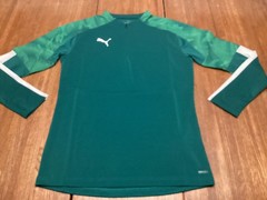 NWT’s Puma Green 1/4 Zip Pullover Training LS Shirt Pullover 656016-05 Men’s M