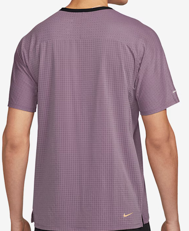 Nike Mens Trail Running Shirt S Violet Dust Solar Chase Dri‑Fit DV9305‑536 gallery