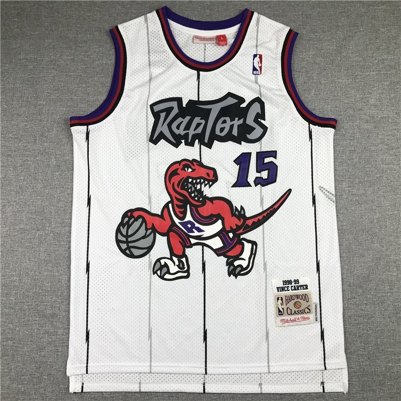 Vince Carter #15 Stitched Retro White SportShirt Adult Size: S-XXL gallery