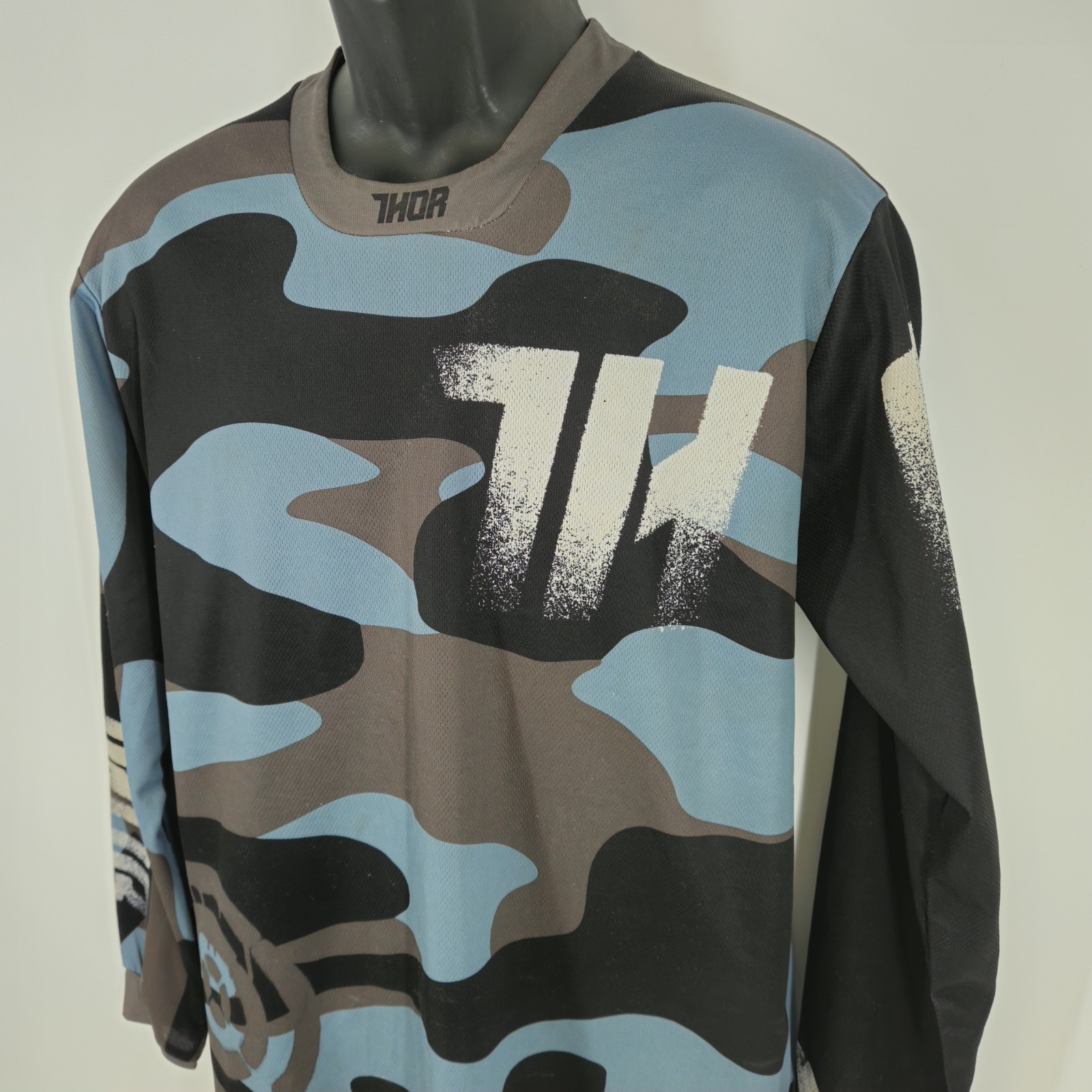 Thor Shirt Men's Size Medium Camo Motocross Jersey Racing Long Sleeve gallery