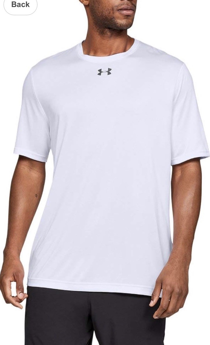 NEW Men's Under Armour White Short Sleeve Shirt NWT Ships Free! gallery