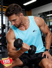 EZRUN Mens Quick Dry Tank Top UPF 50+ Workout