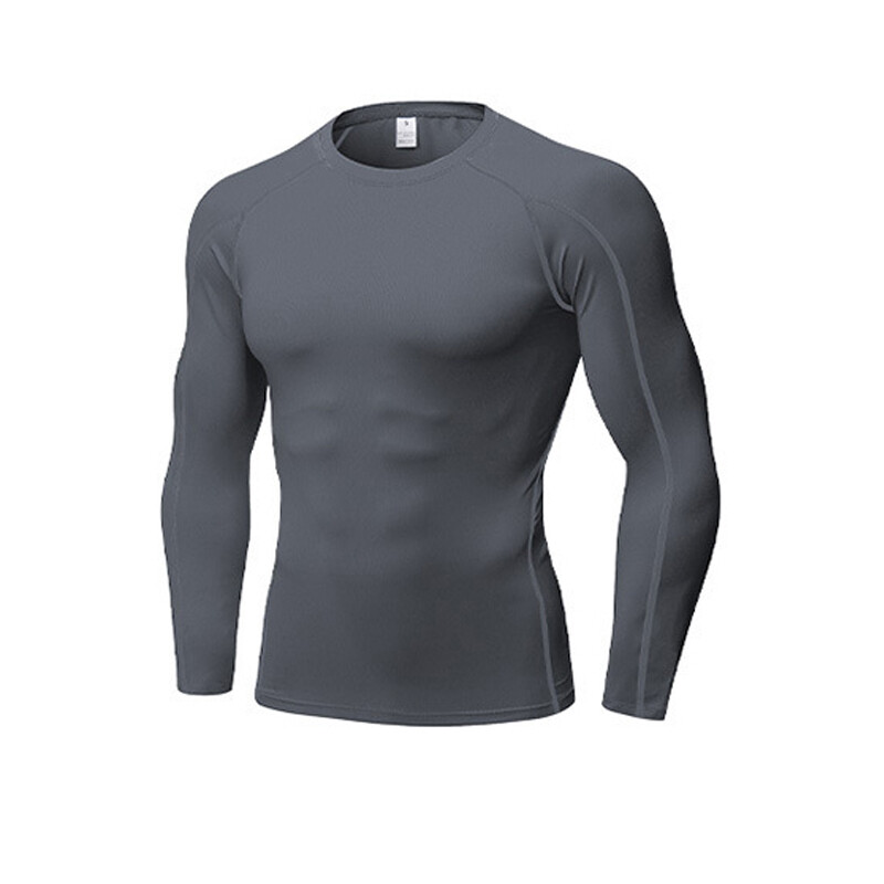 Compression Shirts for Men Long Sleeve Athletic Base Layer T Shirt for Workout gallery