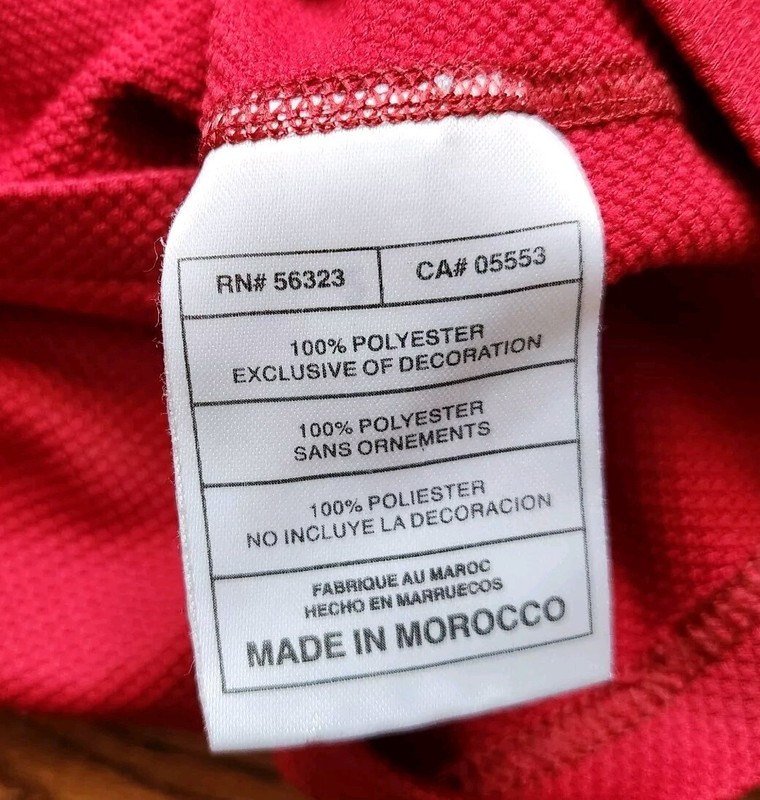 Nike FITDRY Shirt Men's XL Short Sleeve Crew Neck Red gallery