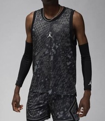 Nike Air Jordan Sport Dri-FIT Mesh Jersey Center Jumpman Black Size L FN5854-010