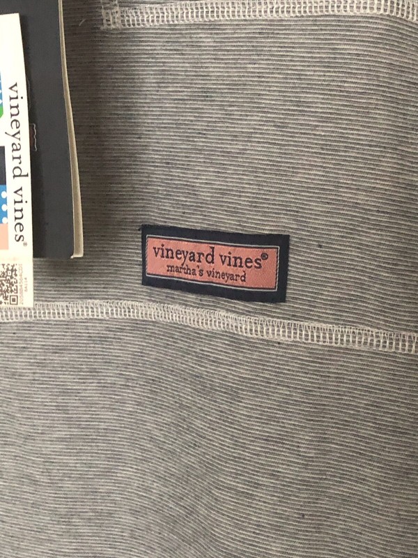 Vineyard Vines Kentucky Derby Pullover Edgartown Shep Shirt NWT Size L Gray gallery