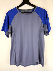 Patagonia Men’s Blue Color Block Lightweight Capilene Baselayer Shirt Large L