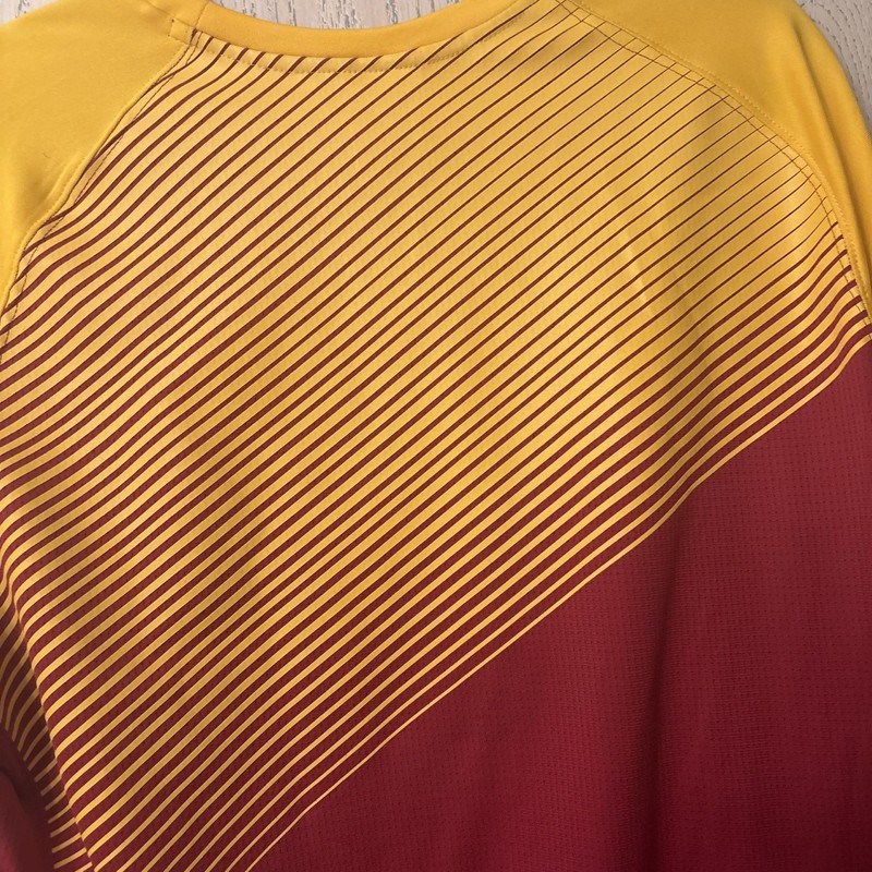 Nike Dri-FIT USC Trojans Men’s L Long Sleeve Crew Neck Raglan Tee Red/Gold gallery