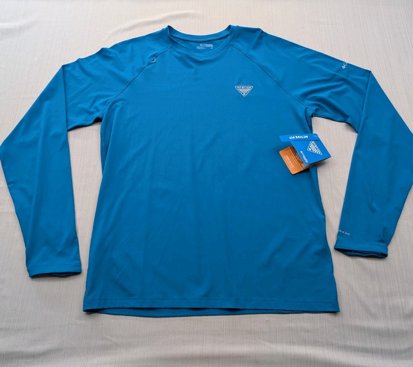 Columbia PFG Wild Cast Omni Freeze Shirt Mens Size Small New gallery