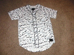 STAR WARS button front All over Print STORMTROOPER Baseball Jersey men’s Medium