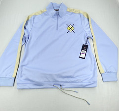 Fila Costa Performance Sweater 1/2 Zip Men’s Size 2XL Long Sleeve Blue NWT