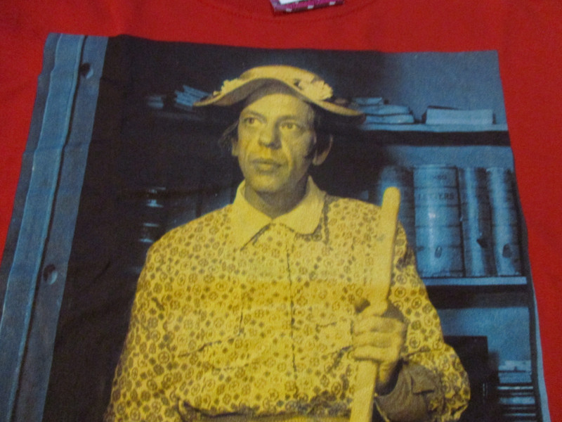 DON KNOTTS BARNEY FIFE INFLUENCER T-SHIRT LARGE NEW NWT THE ANDY GRIFFITH SHOW gallery