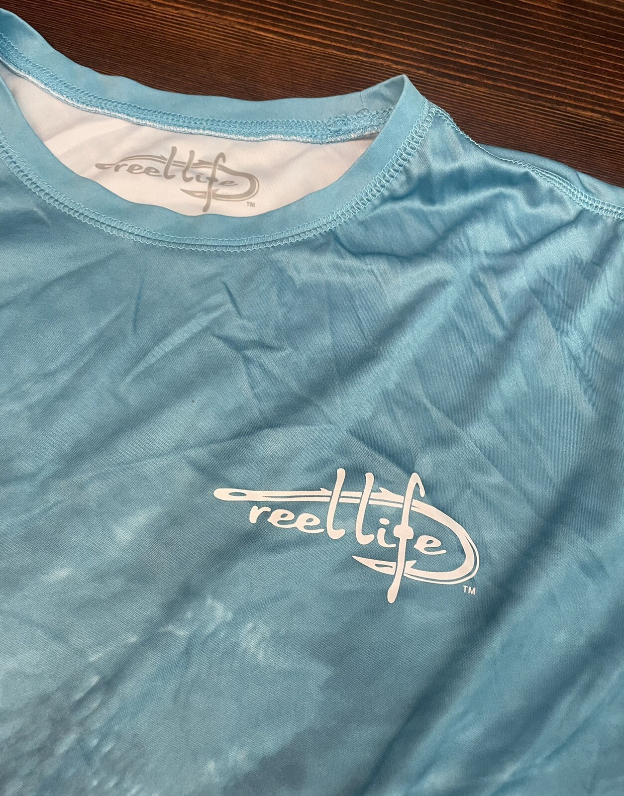 REEL LIFE Men's Sun Defender Lightweight Long Sleeve UV Rash guard *Size 2XL gallery