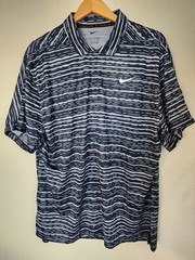 Nike Tiger Woods Collection Dri Fit Adv Golf Polo Sz XL Ashlen Slate DH0789-493