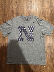 Nike Dri Fit Mens Large Grey Shirt A10
