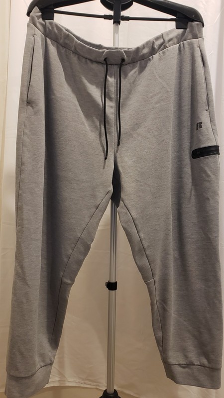 Russell mens 2 piece fusion knit sweatsuit, top 2xl - 2xg (44-46) bottom 2xl-2xg gallery