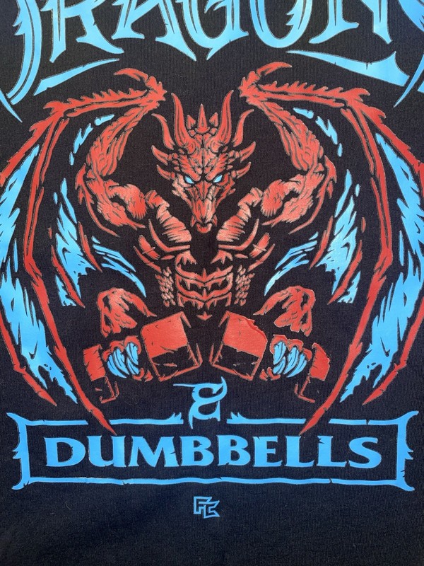 Dragons And Dumbbells Fitness Workout Motivation Tank Medium Bella Canvas gallery