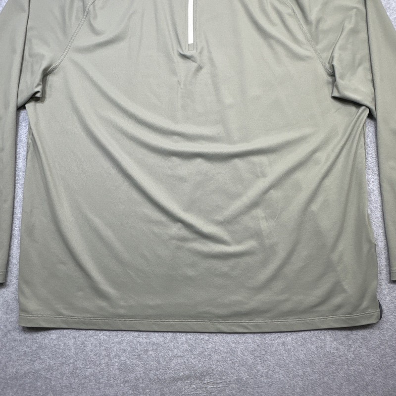 Rhone Performance Session 1/4 Zip Pullover XXL Beige Stretch Golf Training Gym gallery