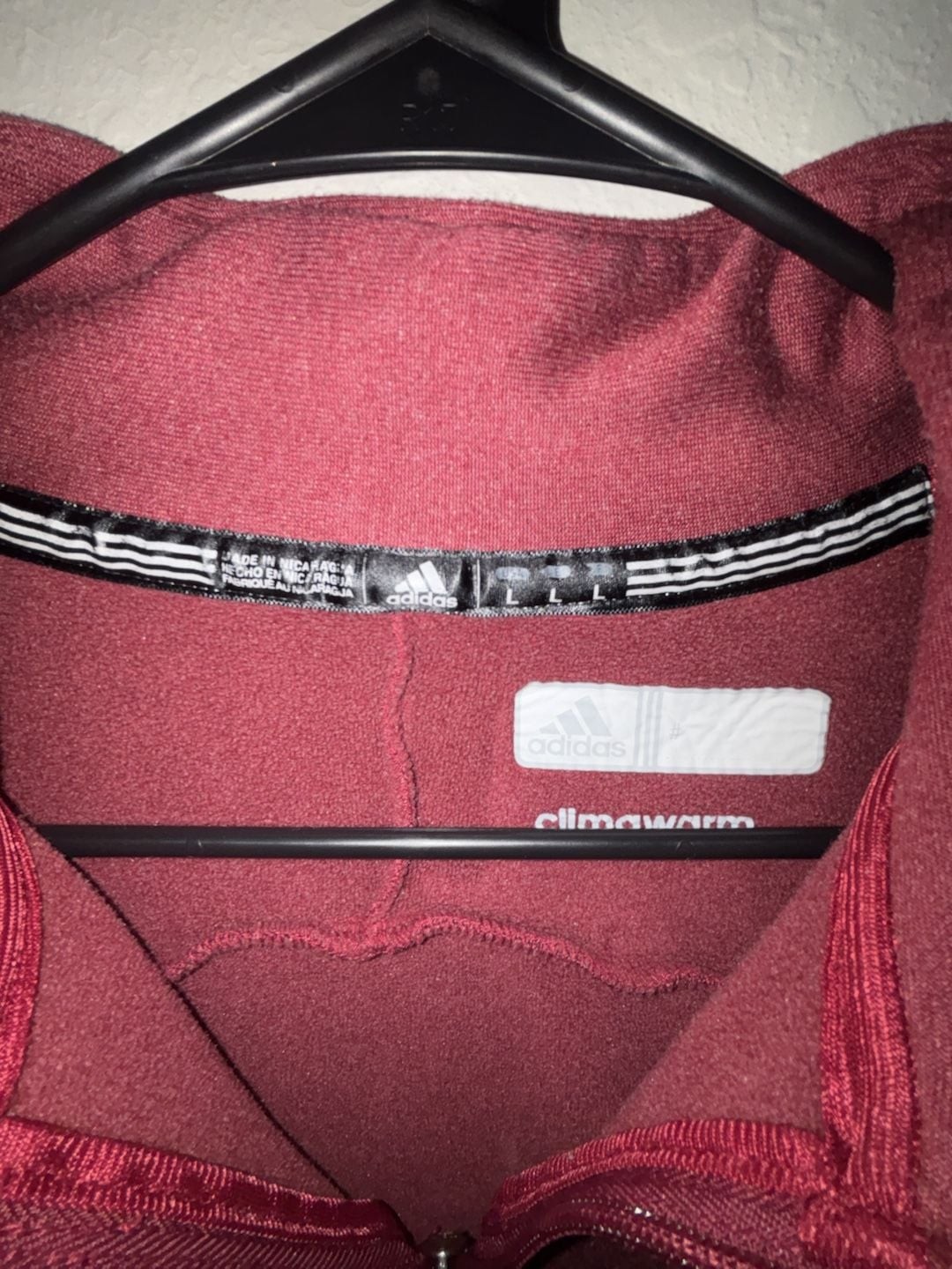 Adidas Climawarm Team Issue 1/4 Zip Performance Pullover Maroon gallery